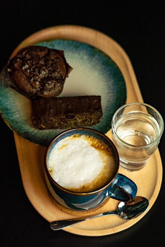 Cappuccino és brownie